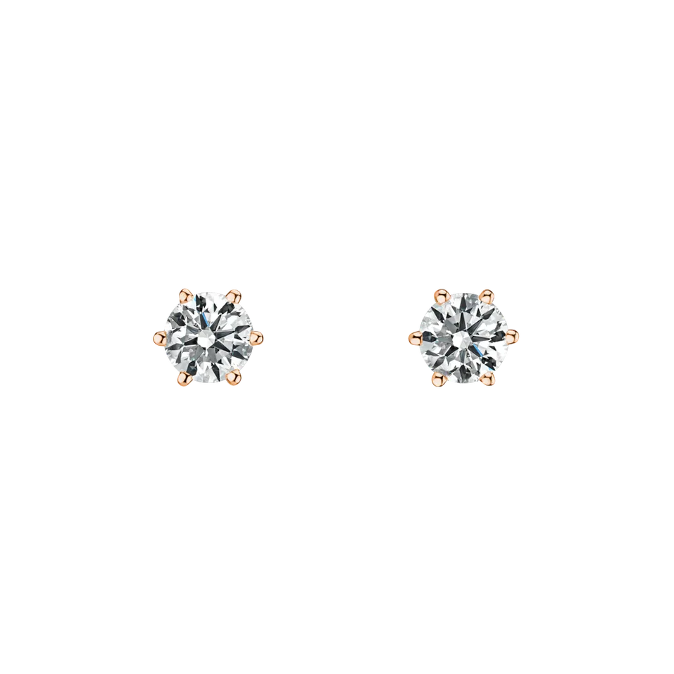 Náušnice s diamantom Essential Sparks