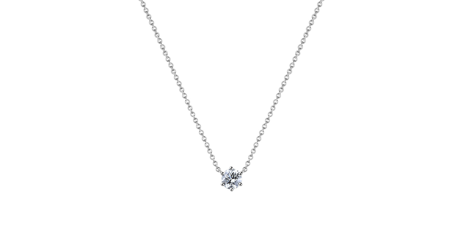 Náhrdelník s diamantom Essential Drop