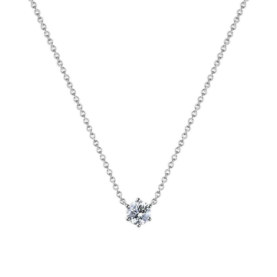 Náhrdelník s diamantom Essential Drop