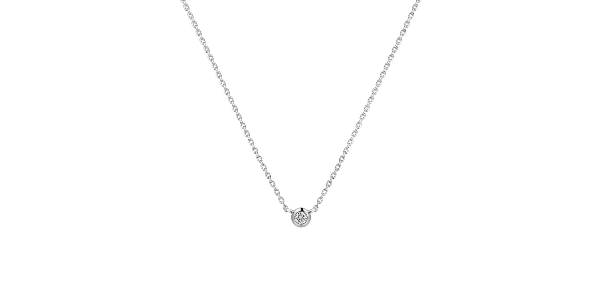 Náhrdelník s diamantom Sparkling Drop
