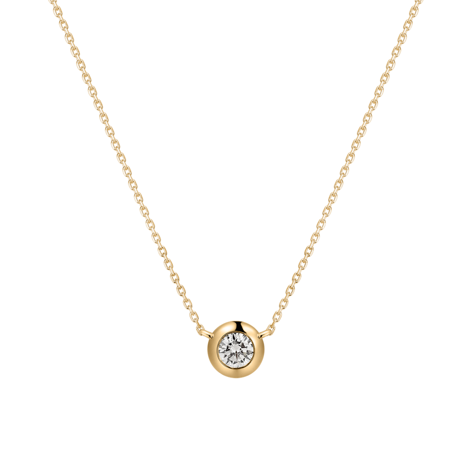 Náhrdelník s diamantom Sparkling Drop