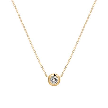 Náhrdelník s diamantom Sparkling Drop