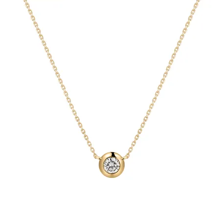 Náhrdelník s diamantom Sparkling Drop