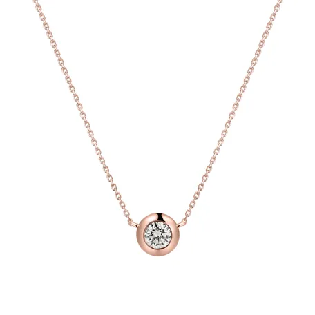 Náhrdelník s diamantom Sparkling Drop