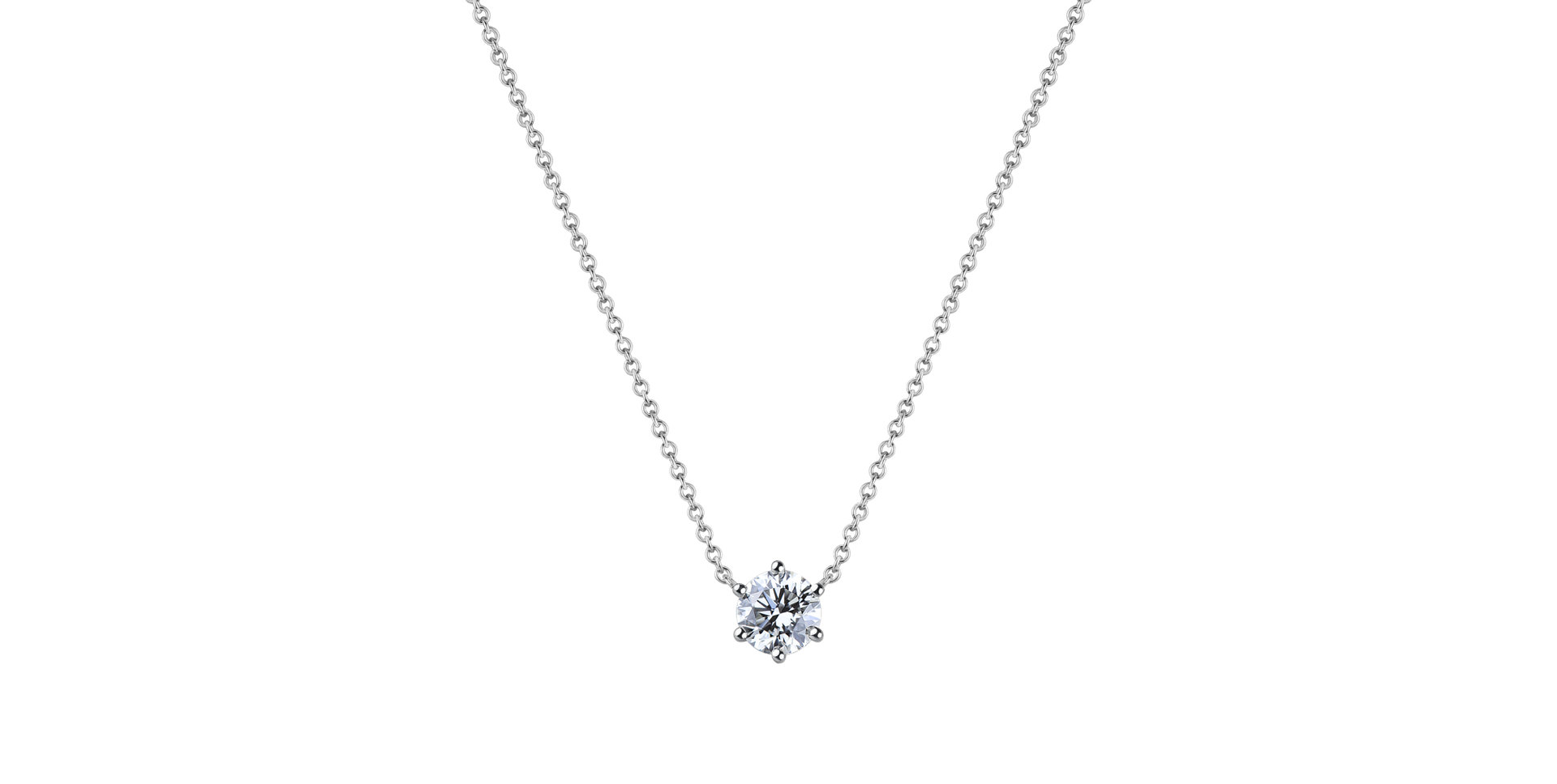 Náhrdelník s diamantom Essential Shine