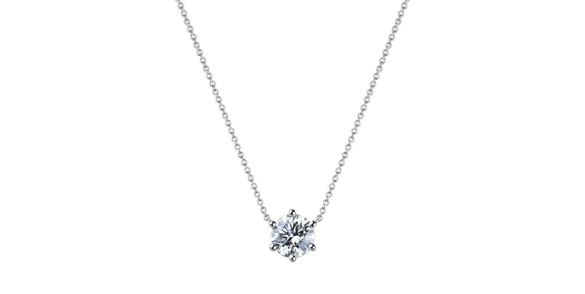 Náhrdelník s diamantom Essential Shine