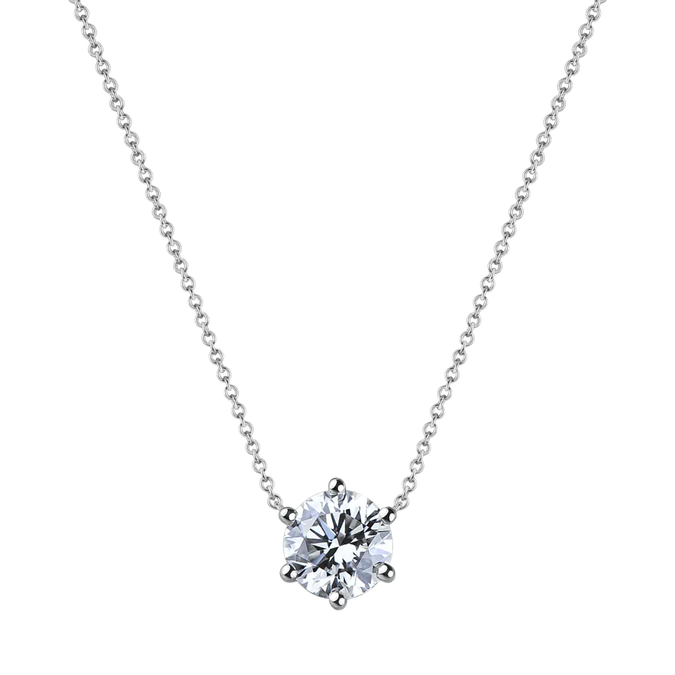 Náhrdelník s diamantom Essential Shine