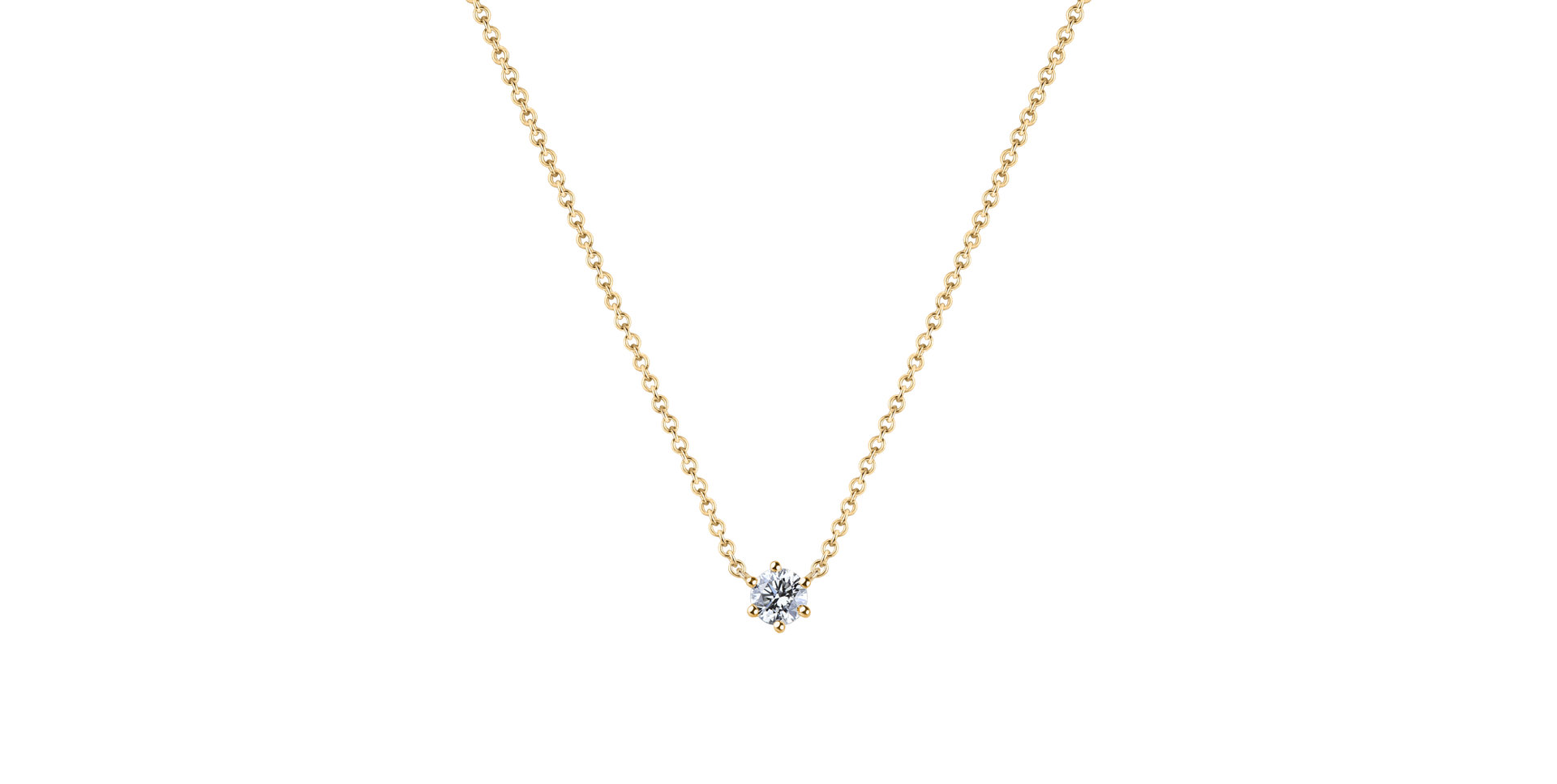 Náhrdelník s diamantom Essential Shine