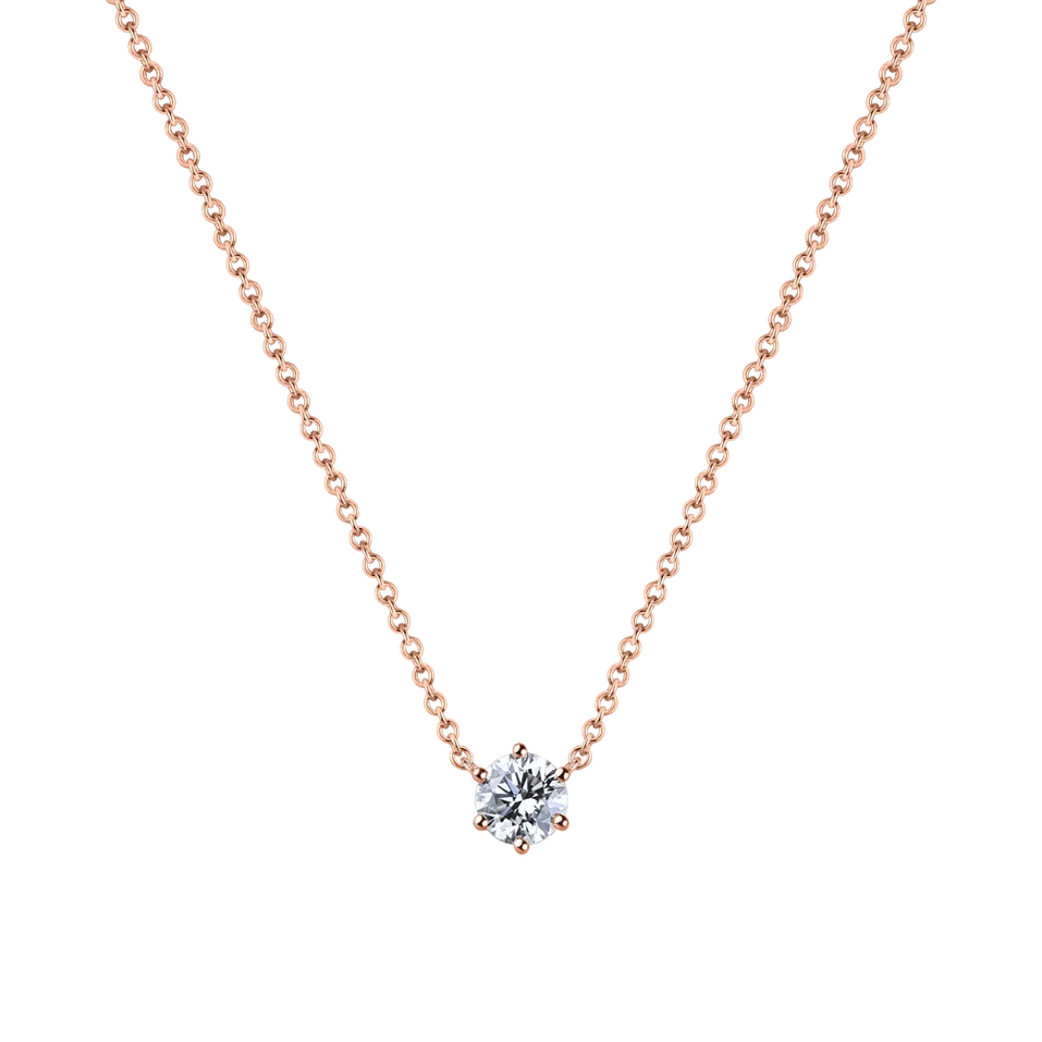 Náhrdelník s diamantom Essential Drop