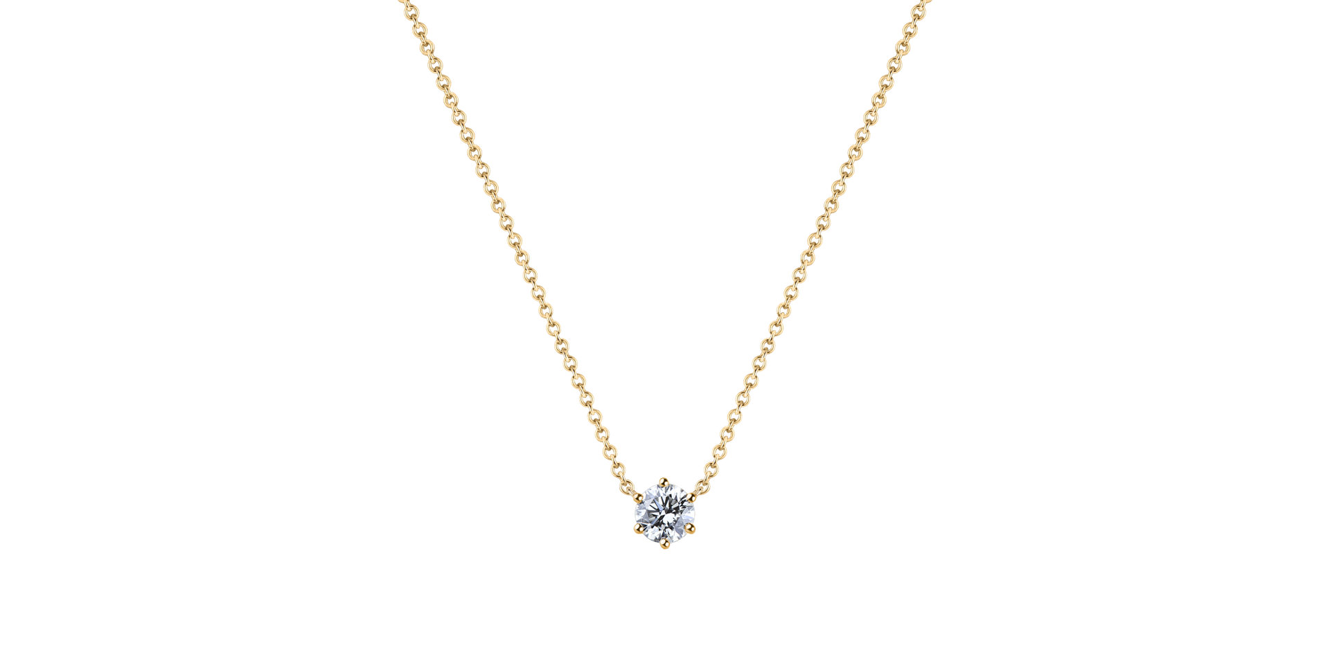 Náhrdelník s diamantom Essential Drop