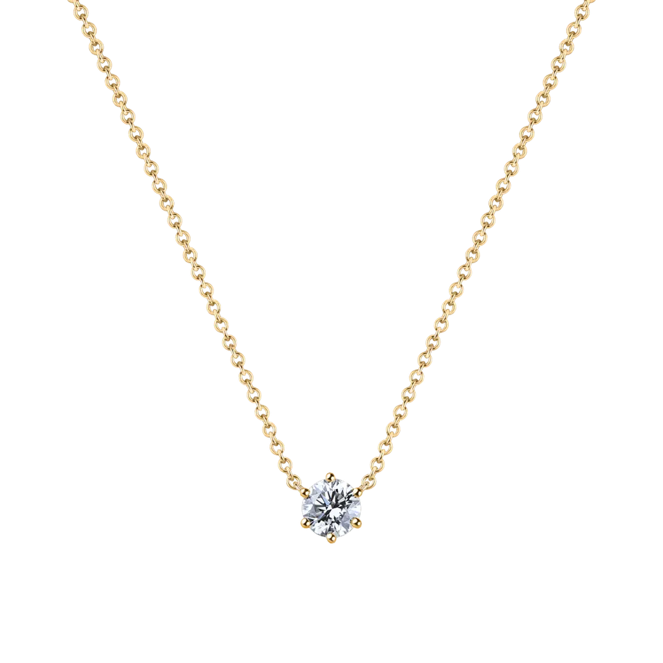 Náhrdelník s diamantom Essential Drop