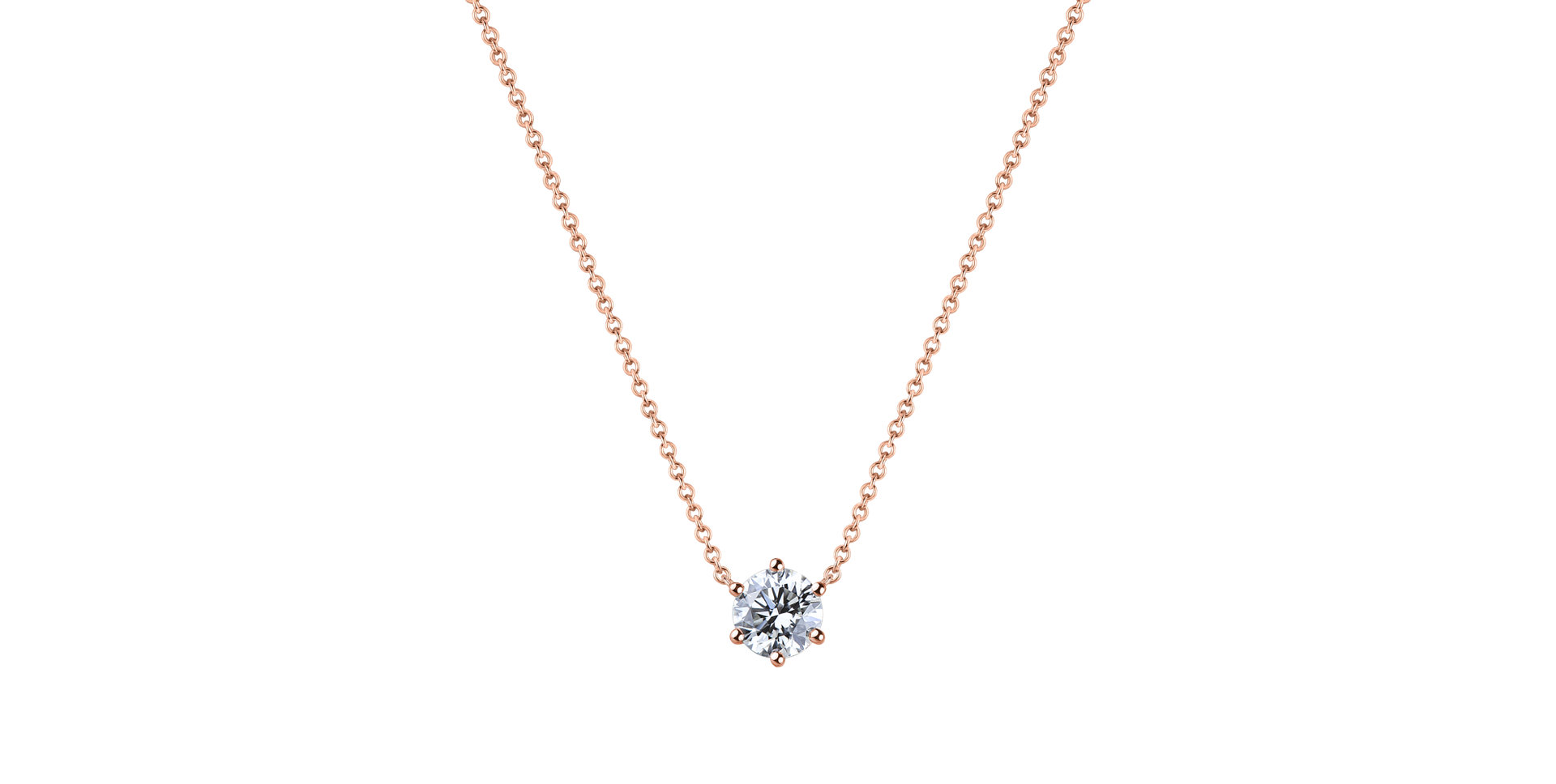 Náhrdelník s diamantom Essential Drop