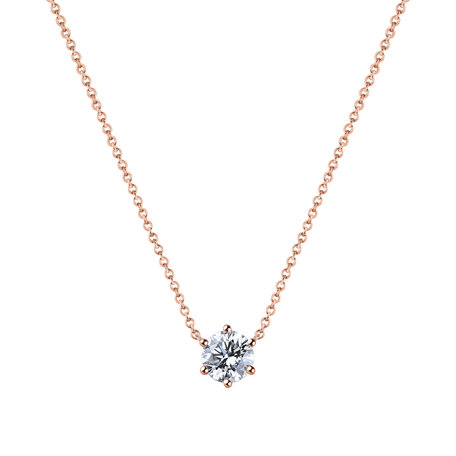 Náhrdelník s diamantom Essential Drop