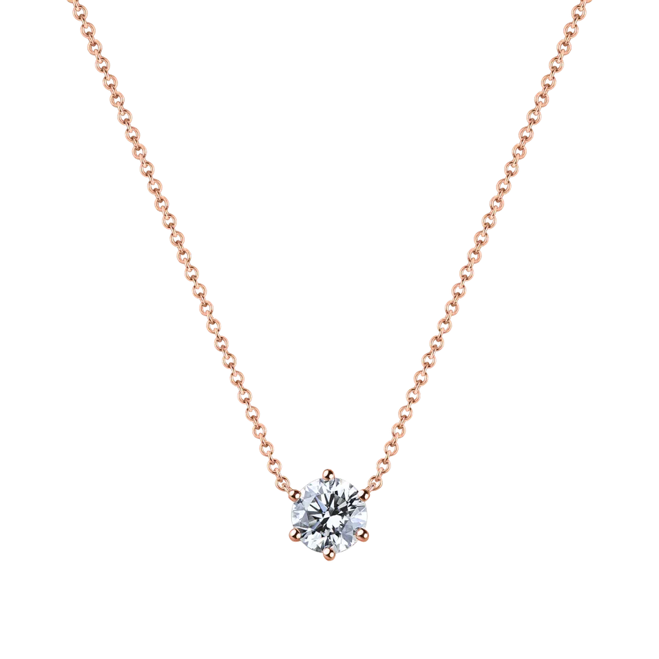 Náhrdelník s diamantom Essential Drop