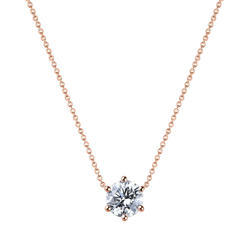 Náhrdelník s diamantom Essential Shine