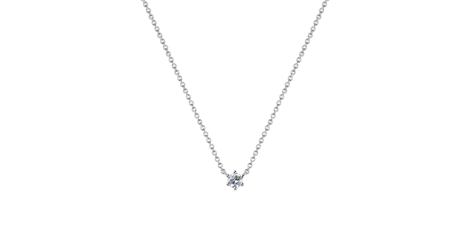 Náhrdelník s diamantom Essential Shine