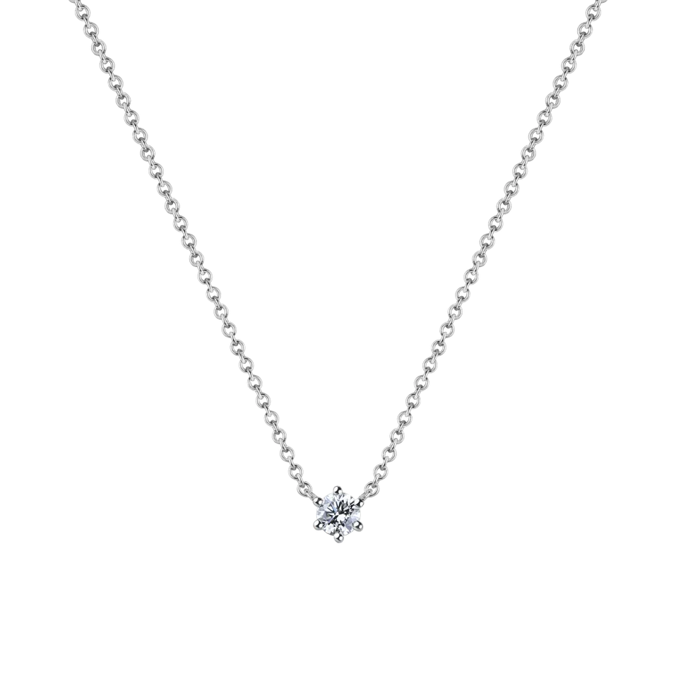 Náhrdelník s diamantom Essential Shine