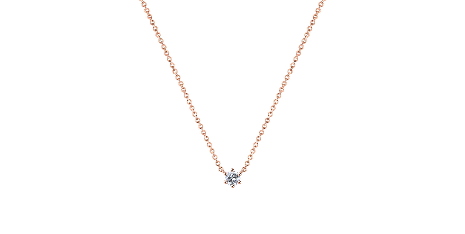 Náhrdelník s diamantom Essential Drop