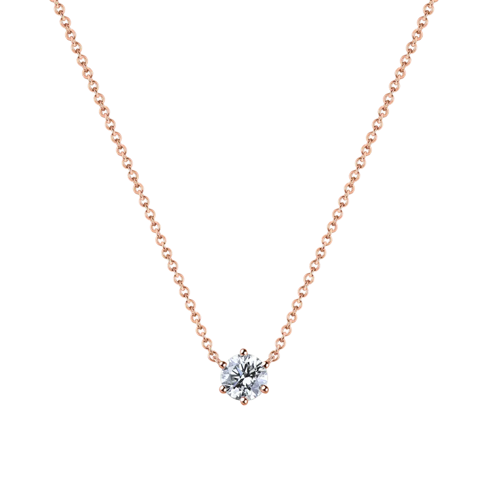 Náhrdelník s diamantom Essential Drop