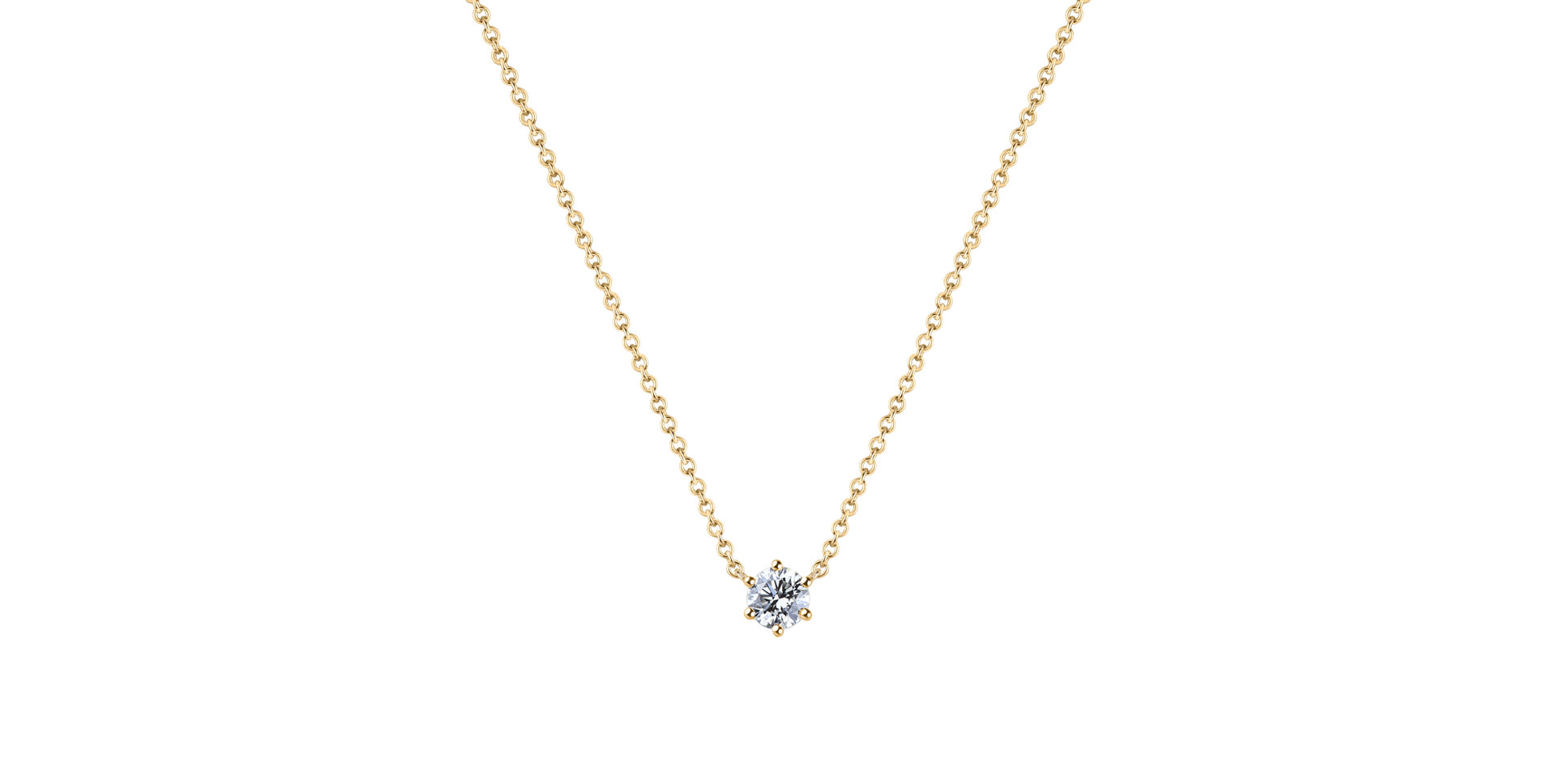 Náhrdelník s diamantom Essential Drop