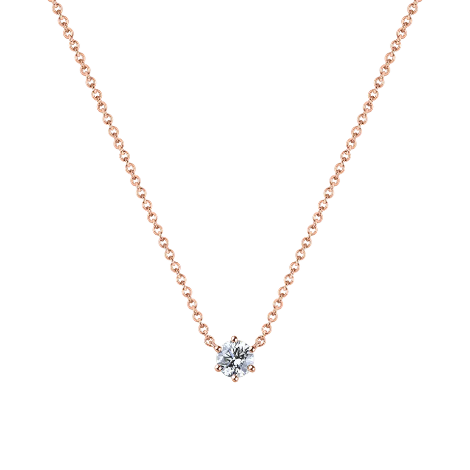 Náhrdelník s diamantom Essential Shine