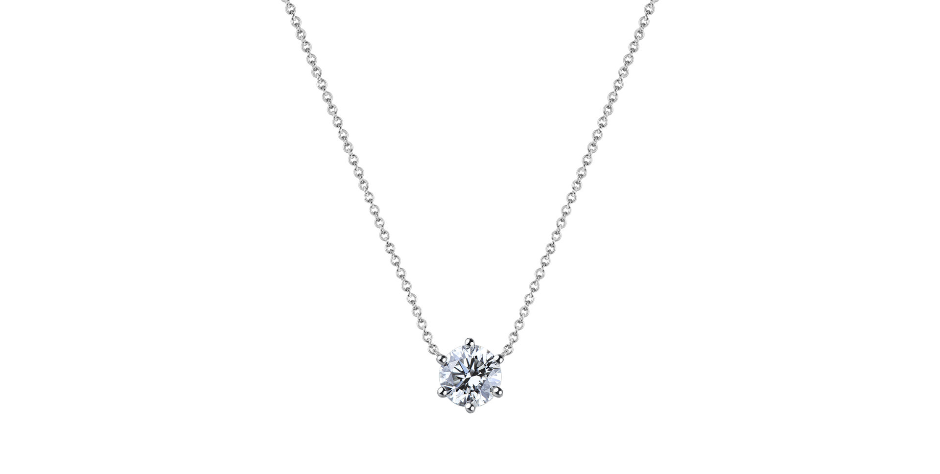 Náhrdelník s diamantom Essential Shine