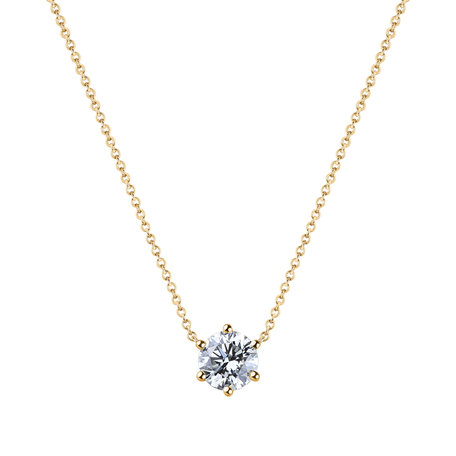 Náhrdelník s diamantom Essential Drop
