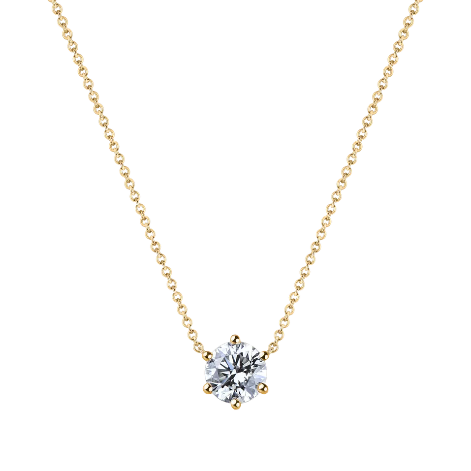 Náhrdelník s diamantom Essential Shine