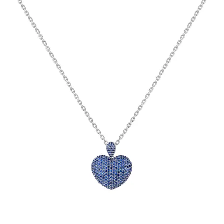 Přívěsok so zafírmi Heart Brilliance