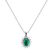Přívěsok so smaragdom a diamantmi Princess Sparkle2