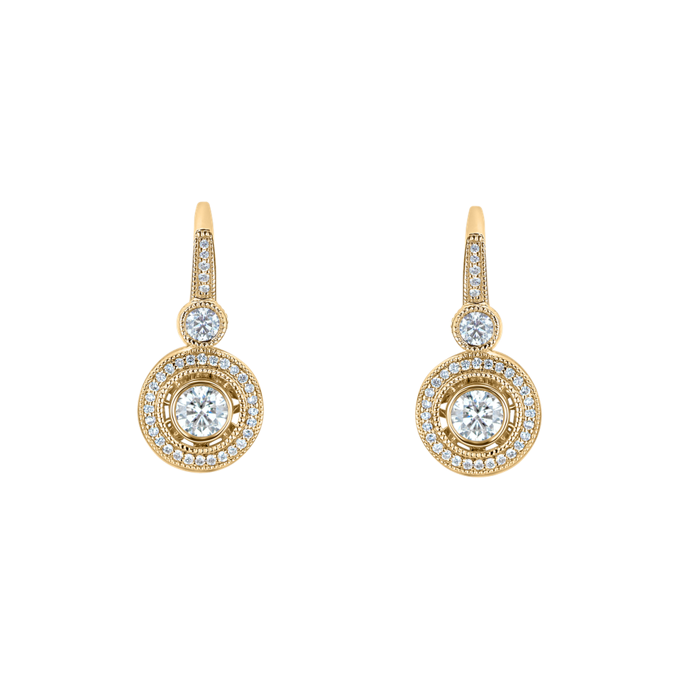 Náušnice s diamantmi Monarch Love