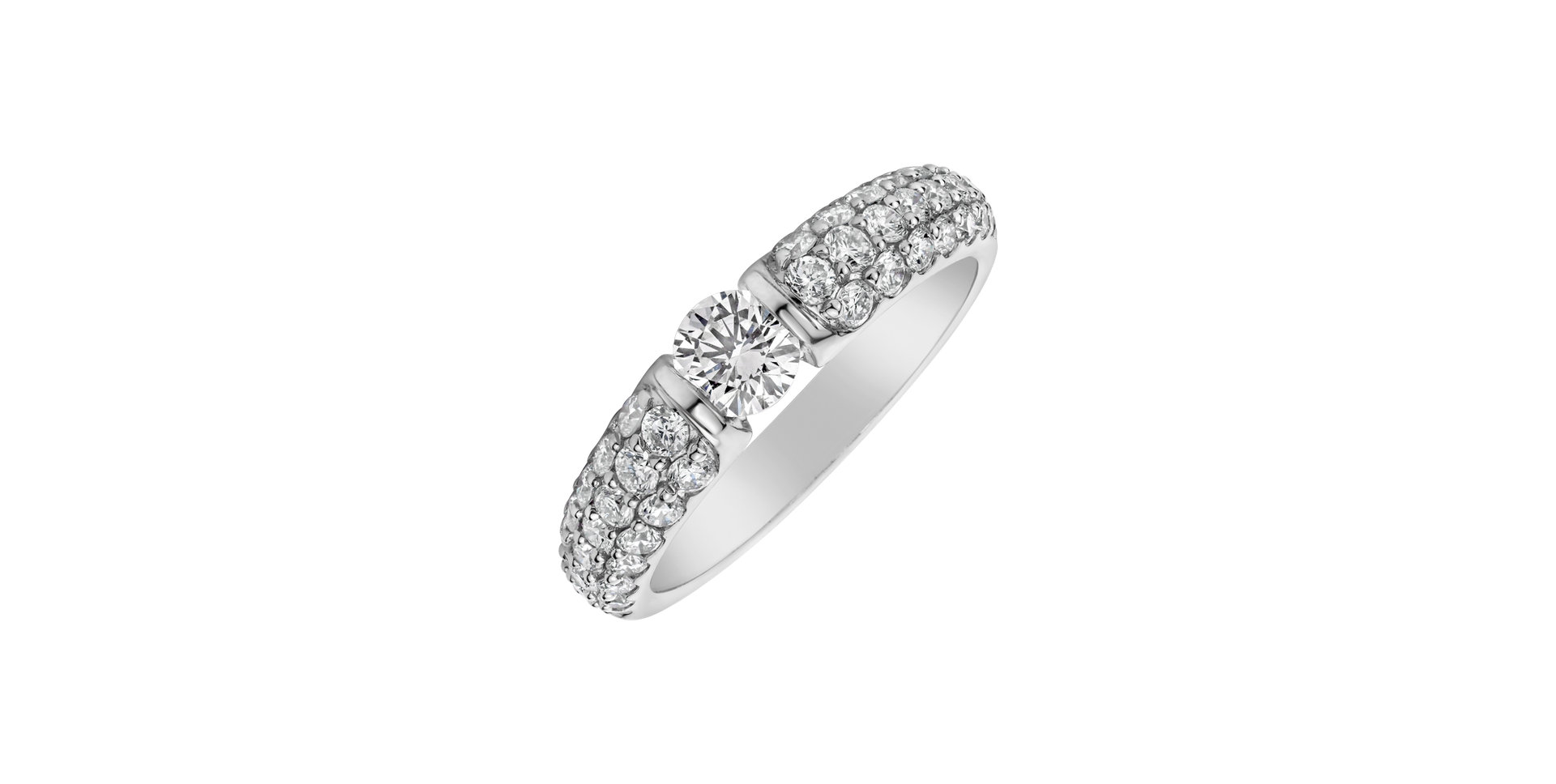Prsteň s diamantmi Blossom Charm