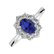 Prsteň s diamantmi a tanzanitom Princess2
