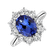 Prsteň s diamantmi a tanzanitom Princess2