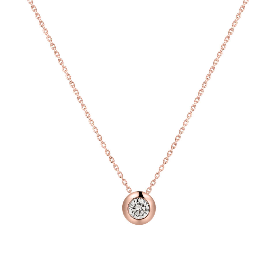 Náhrdelník s diamantom Secret Drop