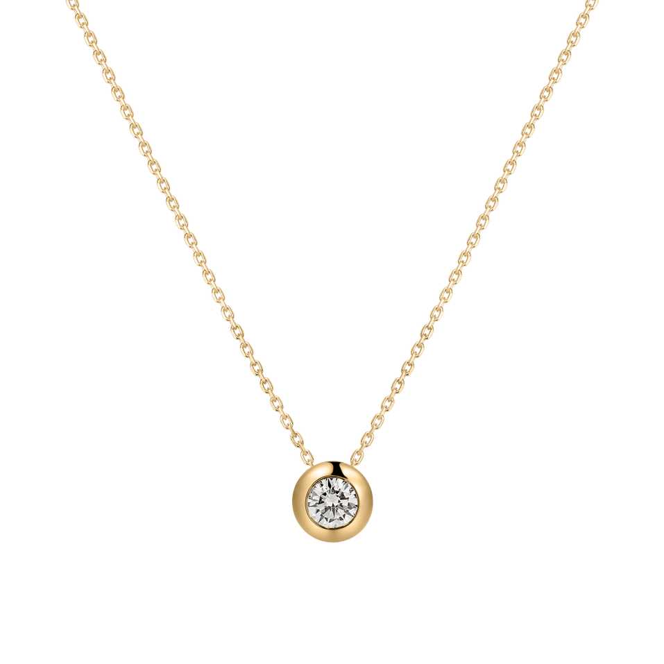 Náhrdelník s diamantom Secret Drop