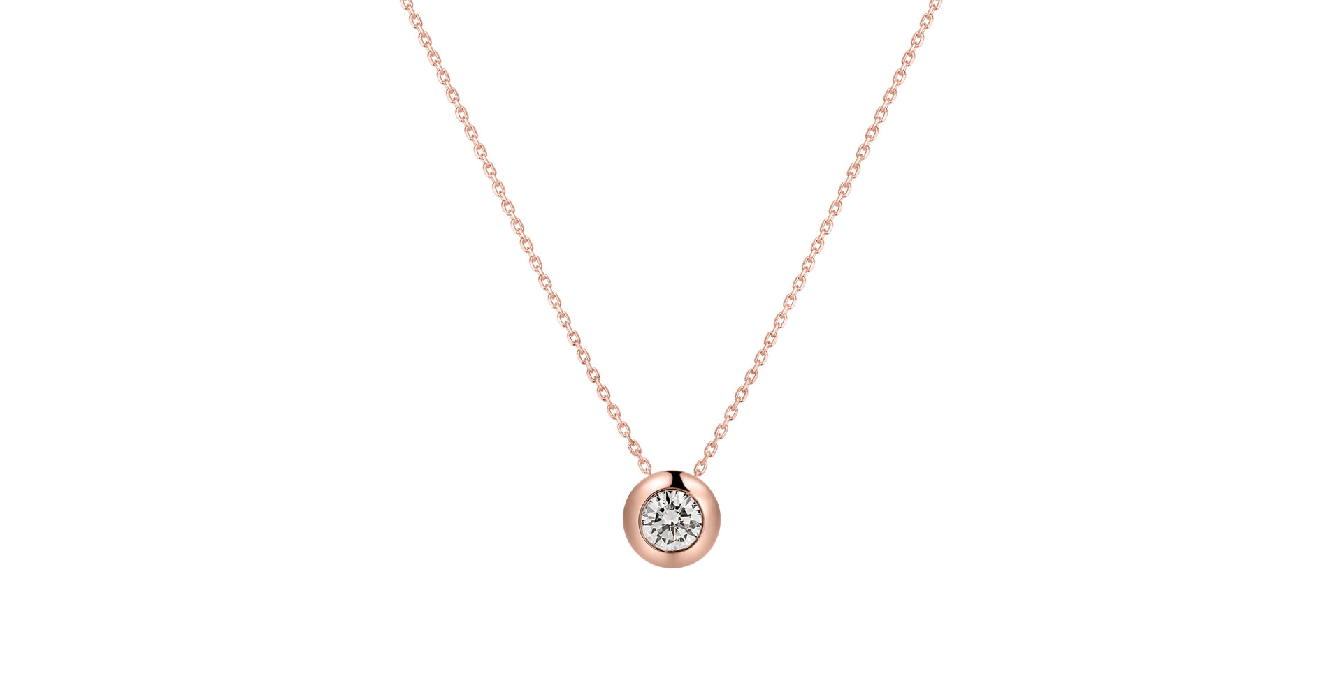 Náhrdelník s diamantom Secret Drop