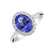 Prsteň s tanzanitom a diamantmi Princess Wish2