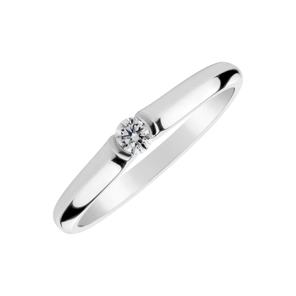 Prsteň s diamantom Brilliant Love