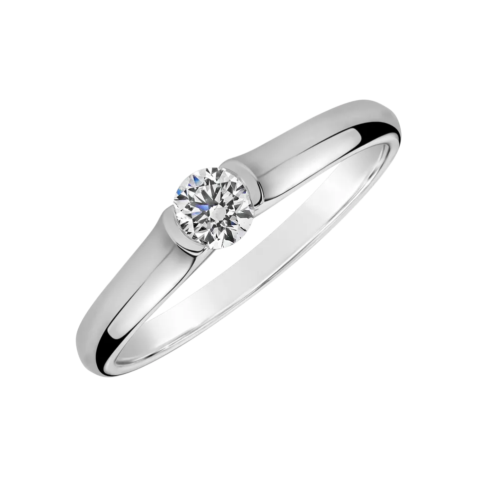 Prsteň s diamantom Brilliant Love