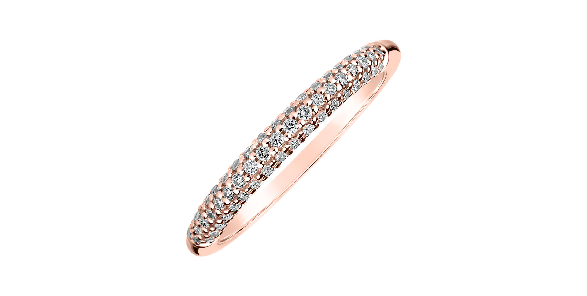 Prsteň s diamantmi Shiny Storm