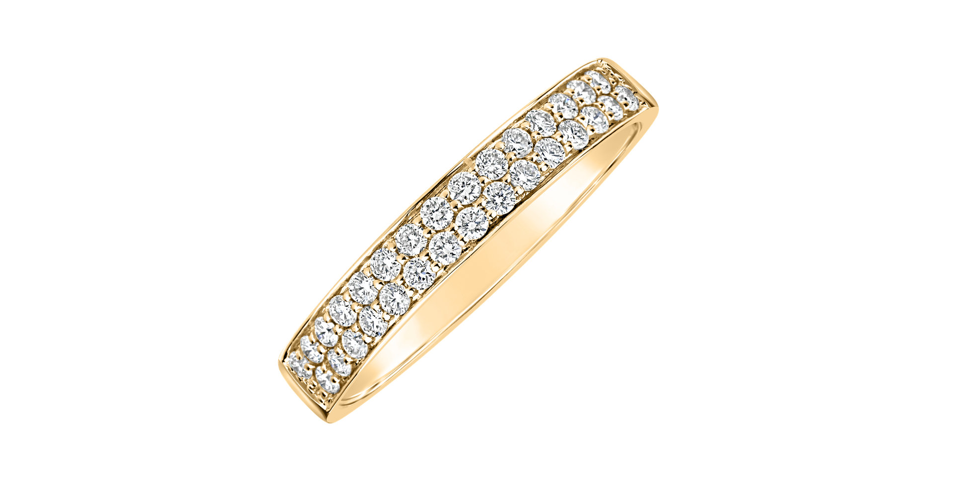 Prsteň s diamantmi Shiny Morning