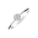 Prsteň s diamantmi Shiny Flower2