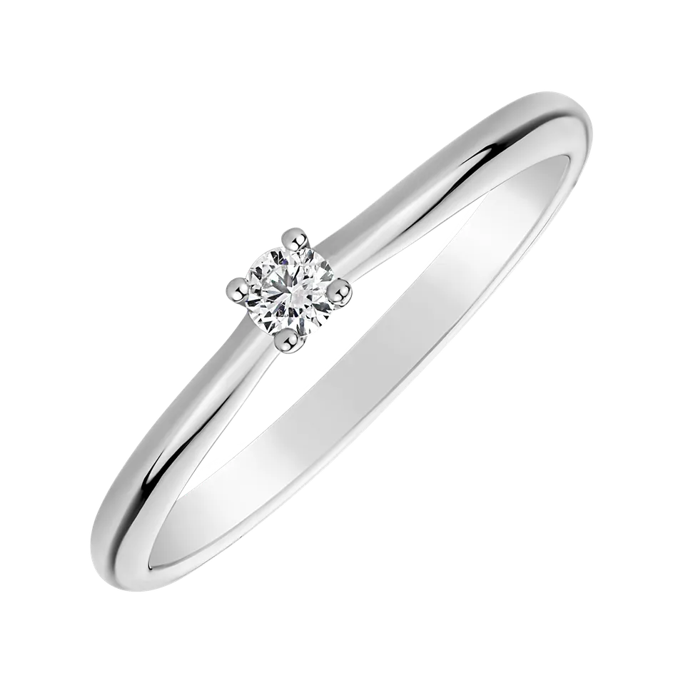 Prsteň s diamantom Forever Love