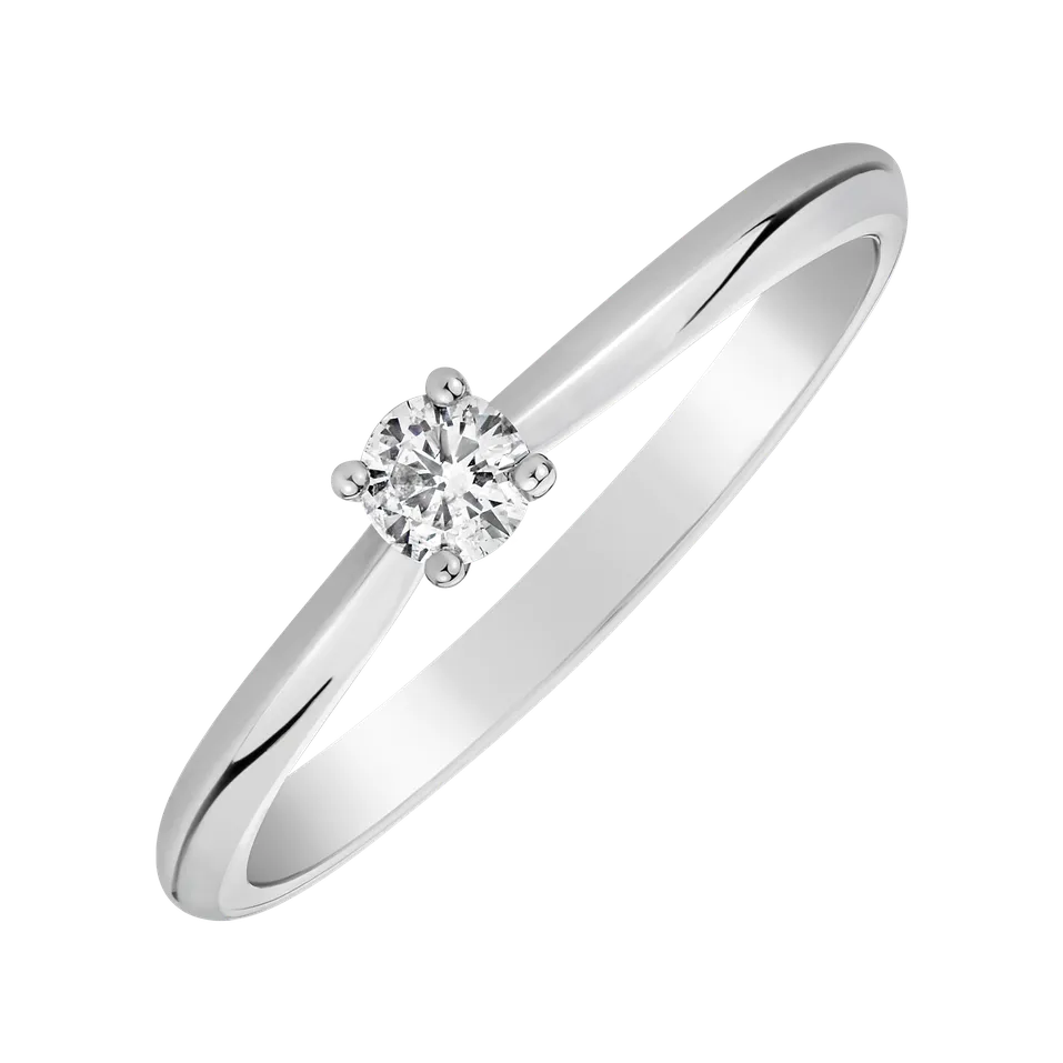 Prsteň s diamantom Forever Love