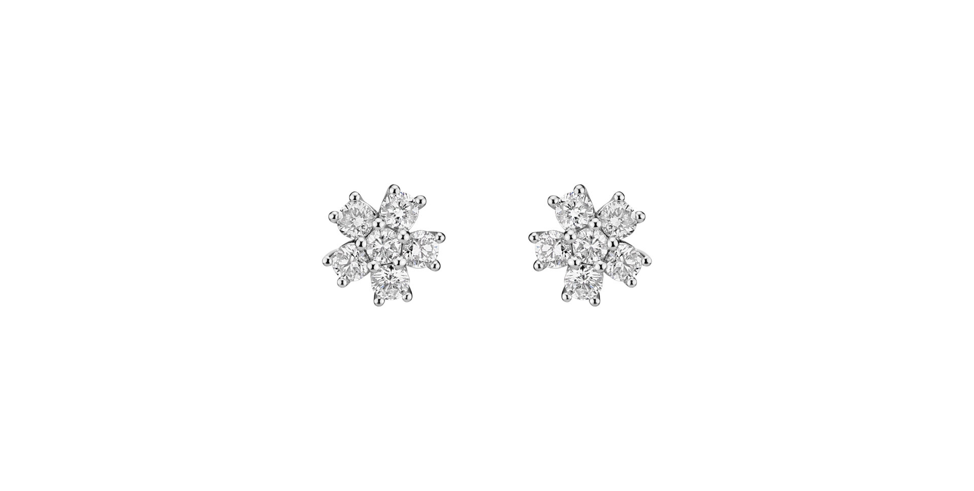 Náušnice s diamantmi Sparkless