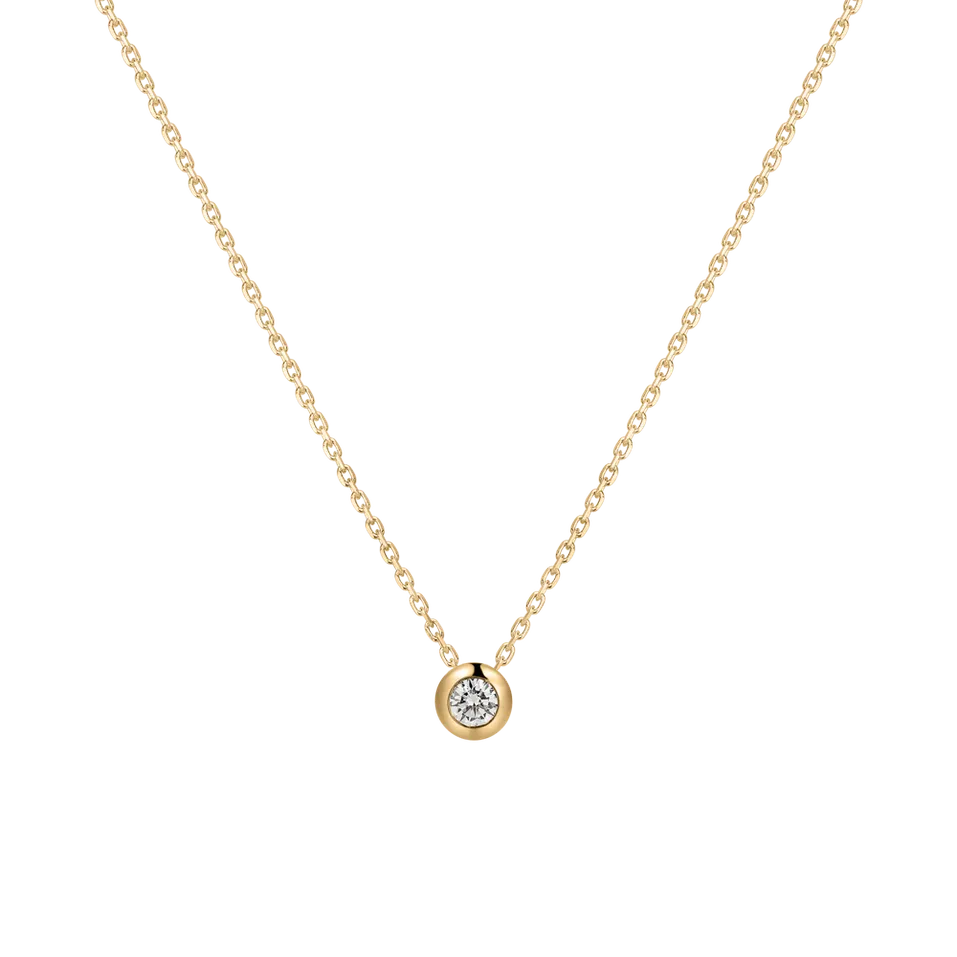 Náhrdelník s diamantom Sparkling Dots