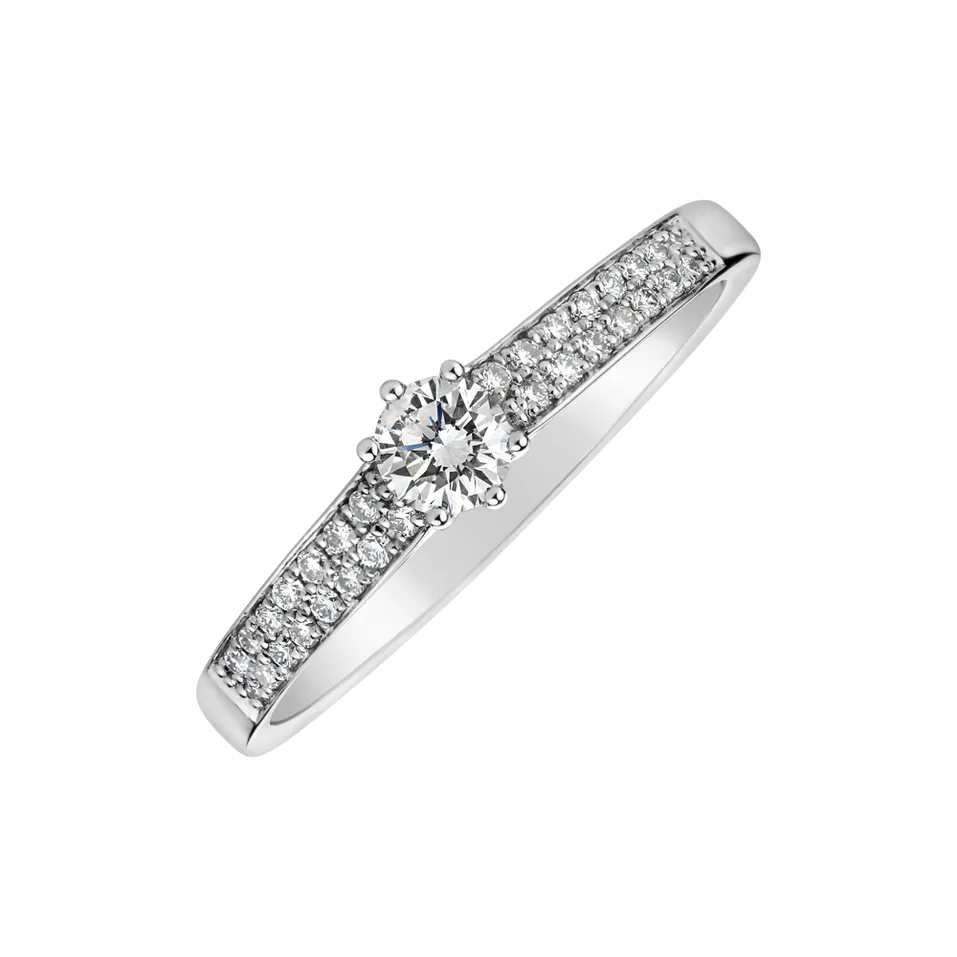Prsteň s diamantmi Sparkling Romance