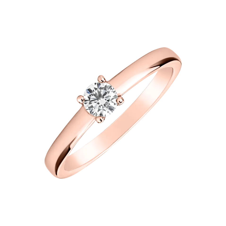 Prsteň s diamantom Spark of Love