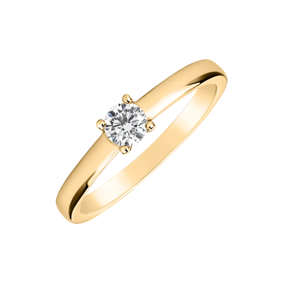 Prsteň s diamantom Spark of Love